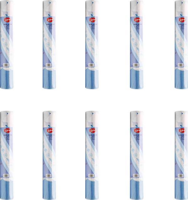 Roll-Up Tek Kullanımlık Laminelli Deniz Desenli Kağıt Masa Örtüsü - 100x150 Cm. - 16 Yaprak 10 Rulo - Image 1