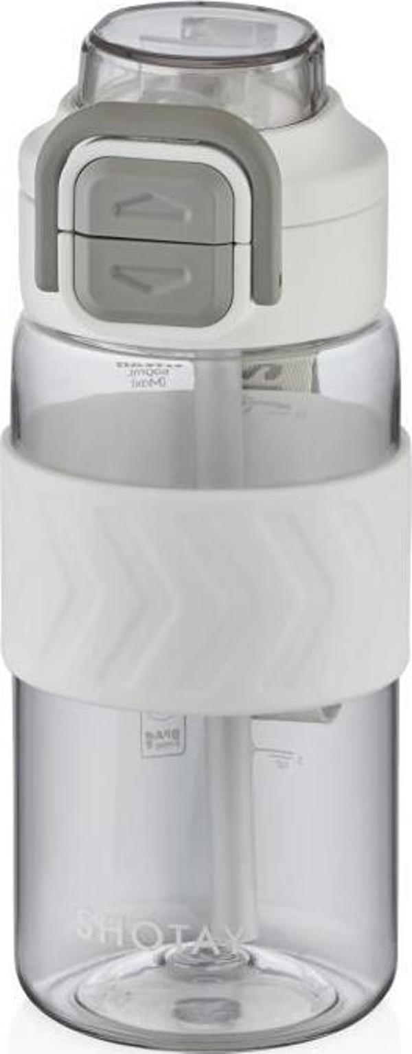 Shotay Direction Su Matarası Tritan Beyaz 600Ml - Image 1