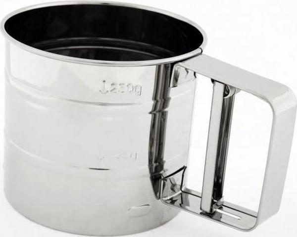 MUTFAK İÇİN PRATİK KOLLU METAL UN ELEĞİ - Image 1