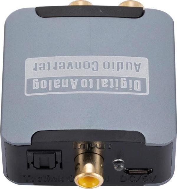 Dijitalden Analog’a Ses Dönüştürücü | 192KHz DAC | Optik & Koaksiyel Giriş | RCA + 3.5mm Çıkış - Image 1