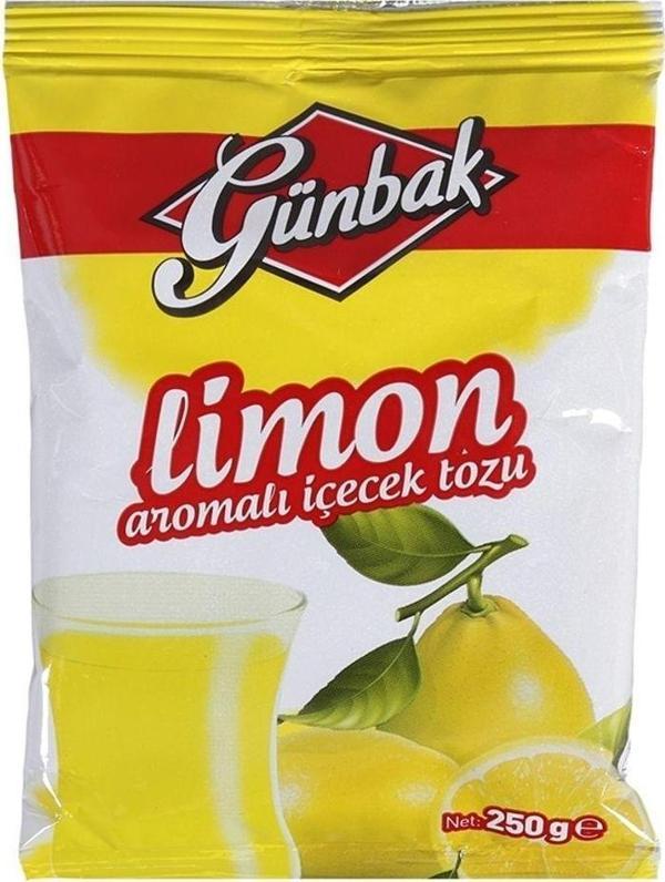 GÜNBAK LİMON AROMALI İÇECEK TOZU X12 ADET (KOLİ) - Image 1