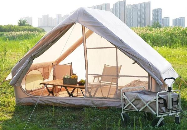 Yek Outdoor 6 Kişilik 4 Mevsim Pompalı ve Soba Çıkışlı Şişme Çadır 300x210x200cm - Image 1