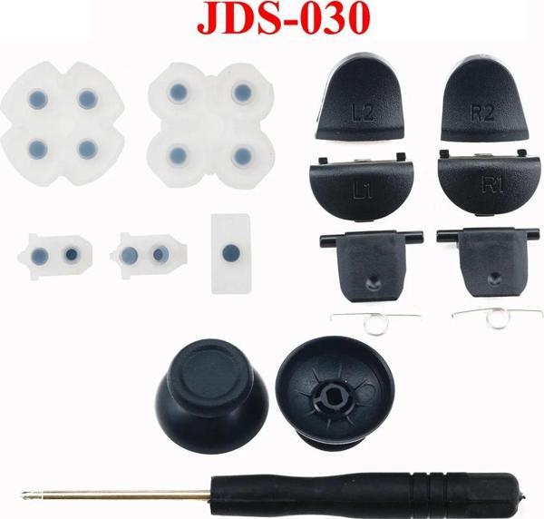 030 İç Lastik Silikon Topuz Omuz Tuşu Tetik Tornavida Tamir Set PS4 Kol Yedek Parça - Image 1