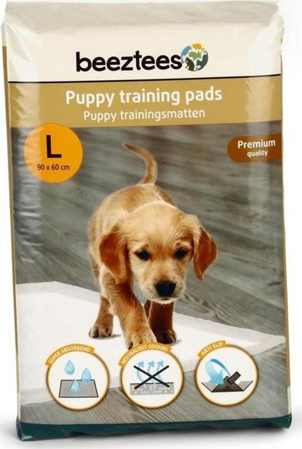 Beeztees Yavru Köpek Çiş Eğitim Pedi, L, 10Adet, 90x60cm - Image 1