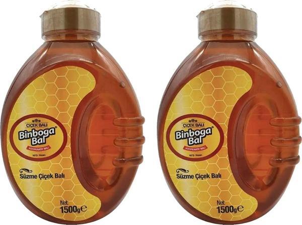 Binboğa Çiçek Balı 1500 gr Pet x 2 Adet - Image 1