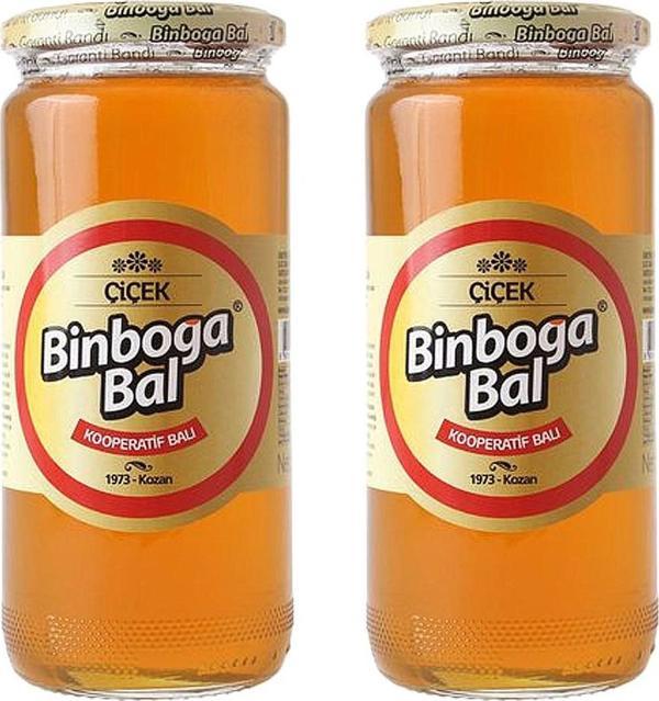 Binboğa Çiçek Balı 650 gr Cam x 2 Adet - Image 1