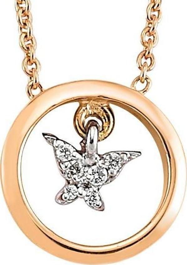 18 Ayar Altın Pırlanta Kolye RMK1006 - Image 1