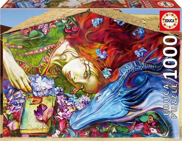 1000 Parça Puzzle Aziz George Puzzle - 19926 - Sant Jordi Lily Brick - Image 1