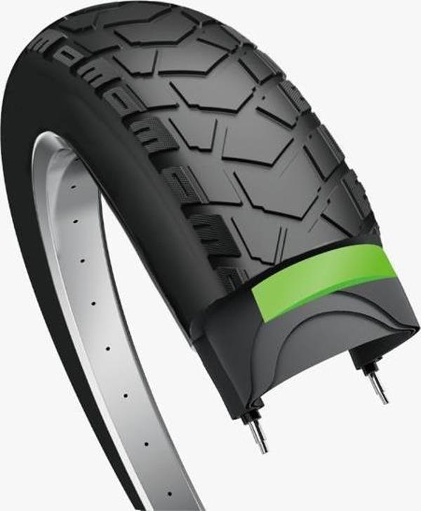 BİKE SKY OBOR  20X4.00 ESCORT   3MM Zırhlı  Fat Bike Bisiklet Lastik Seti İÇ DIŞ LASTİK  - Image 1