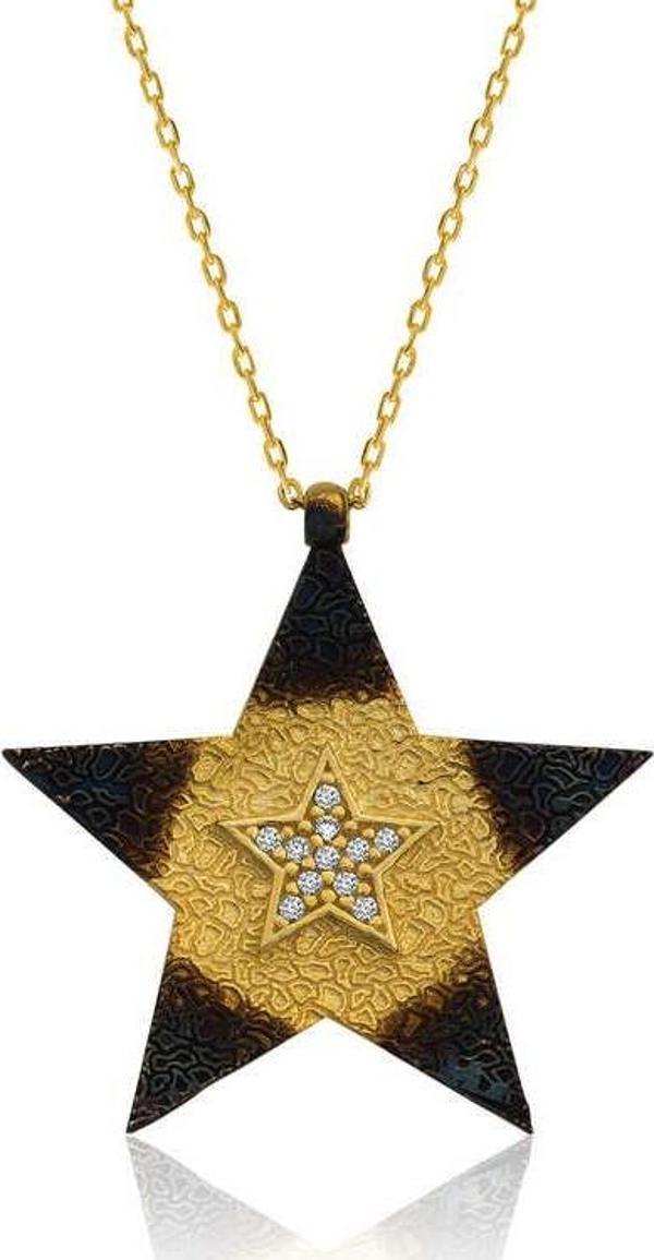 Gümüş Yıldız Bayan Kolye - Image 1