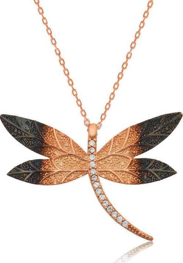 Gümüş Yusufçuk Bayan Kolye - Image 1