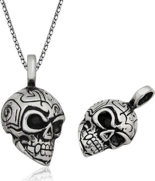 Gümüş Kuru Kafa Kolye - Image 1