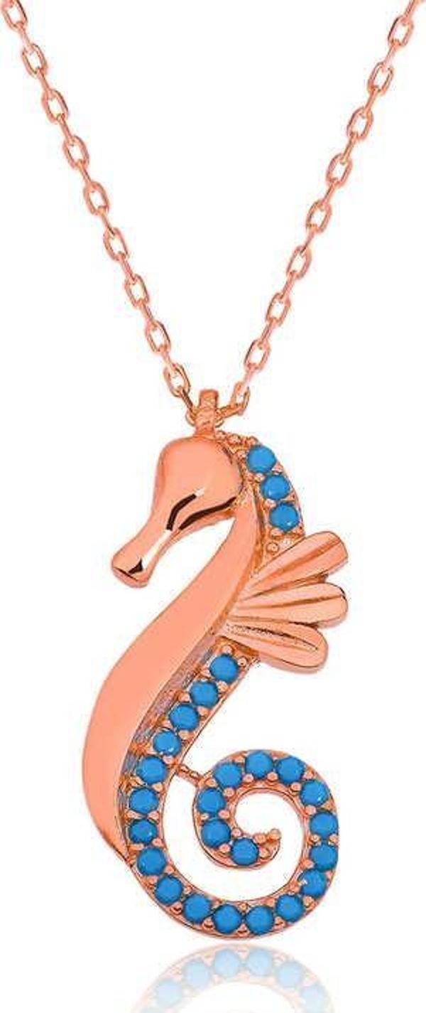 Gümüş Denizatı Bayan Kolye - Image 1