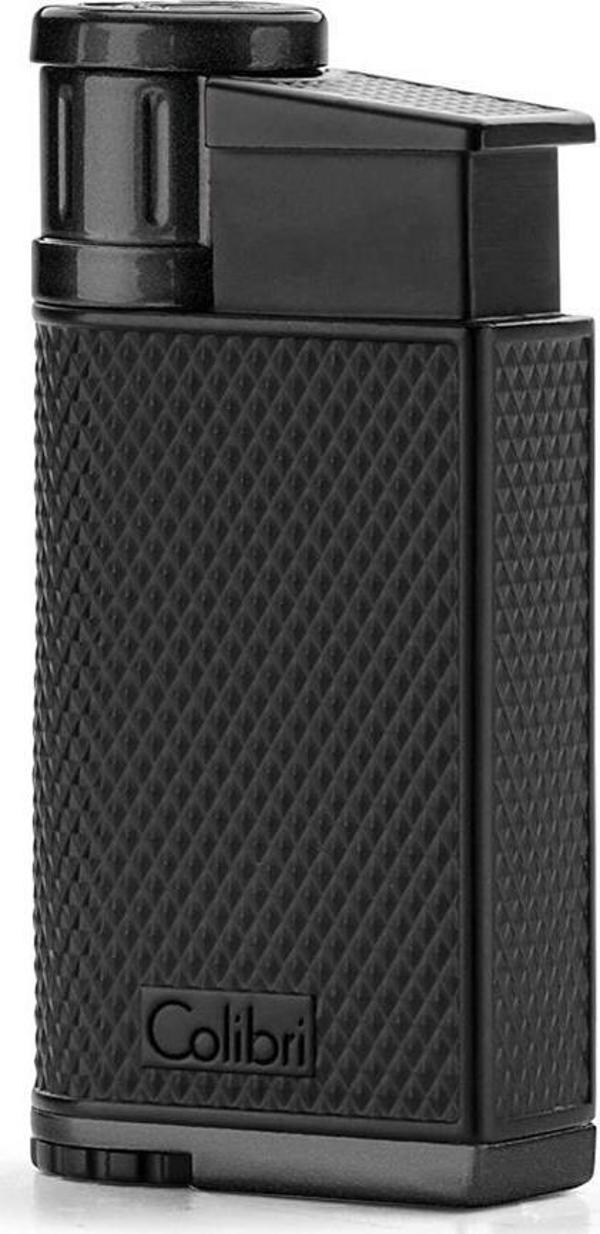 Colibri Evo Storm Çift Alevli Çakmak Puro Çakmağı Siyah - Image 1