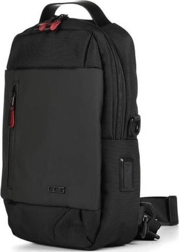 Ççs London 31289 Çapraz Sırt ve Göğüs Çantası Siyah - Image 1