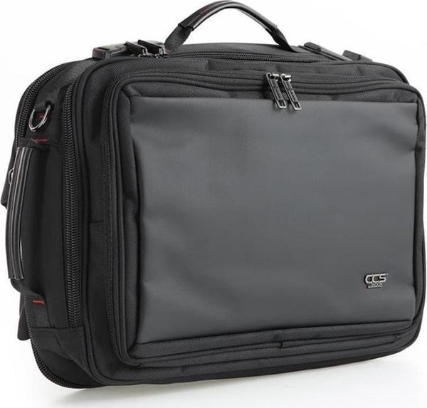 Ççs 51271 Şifreli Laptop ve Evrak Sırt ve Omuz Çantası Siyah - Image 1