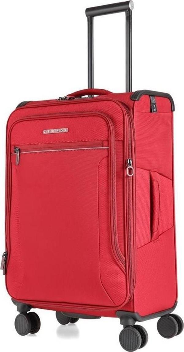 Verage GM21002W Kumaş Valiz Büyük Boy Kırmızı - Image 1