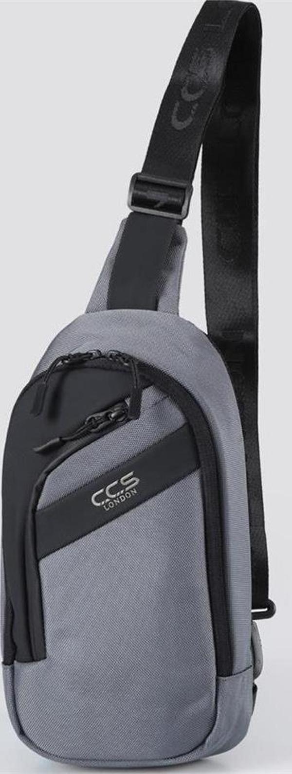 Ççs 31410 Tek Omuz Askılı Sırt ve Göğüs Çantası Gri - Image 1