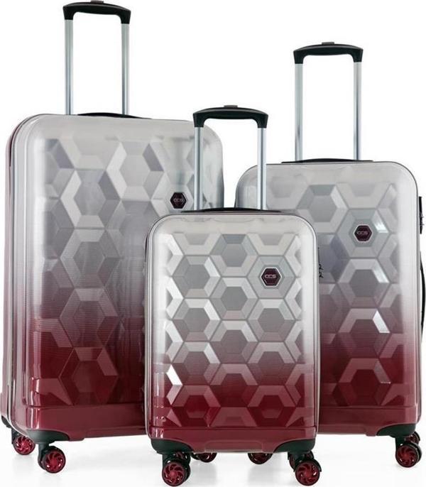 ÇÇS London 5226 Polikarbon 3 Lü Valiz Seti - Image 1
