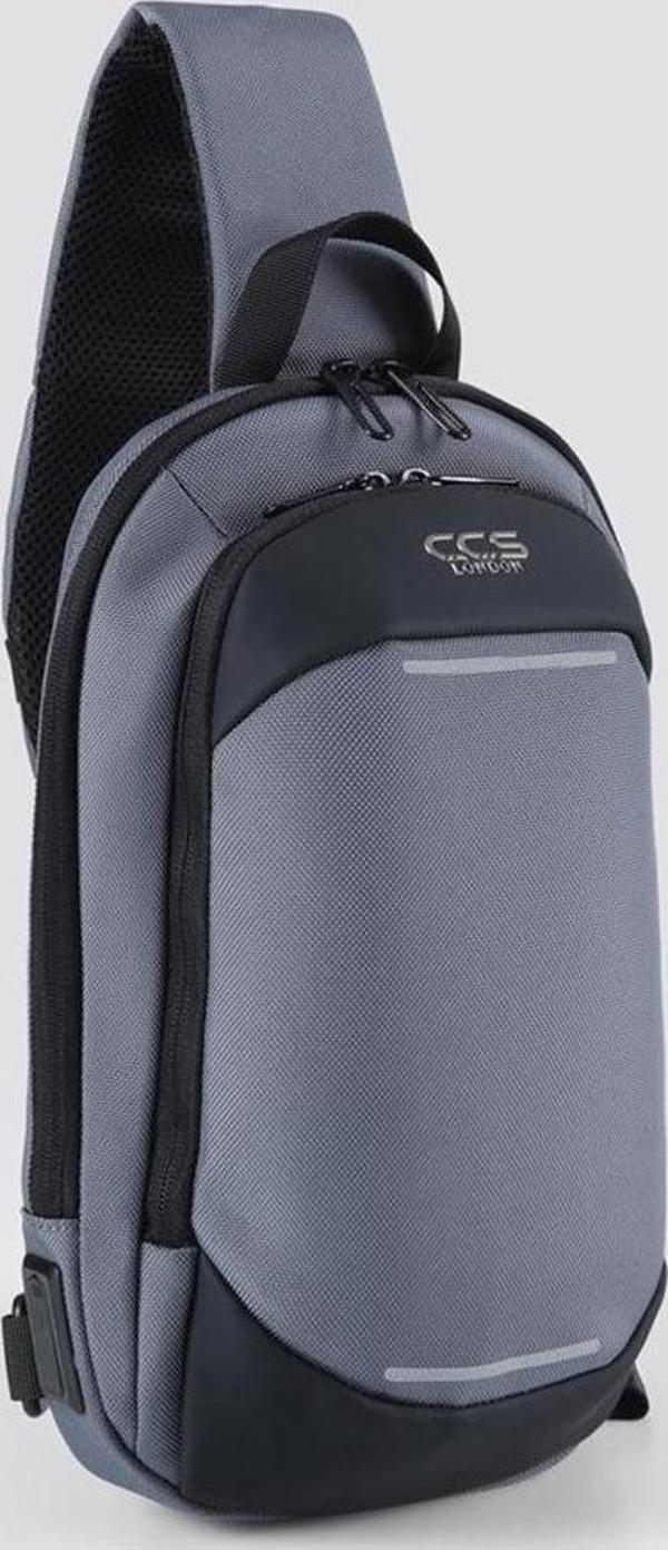 Ççs 31408 Omuz Askılı Bodybag Çapraz Çanta Gri - Image 1