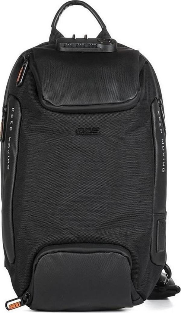 ÇÇS 31300 Usb Çıkışlı Çapraz Sırt ve Göğüs Çantası Siyah - Image 1