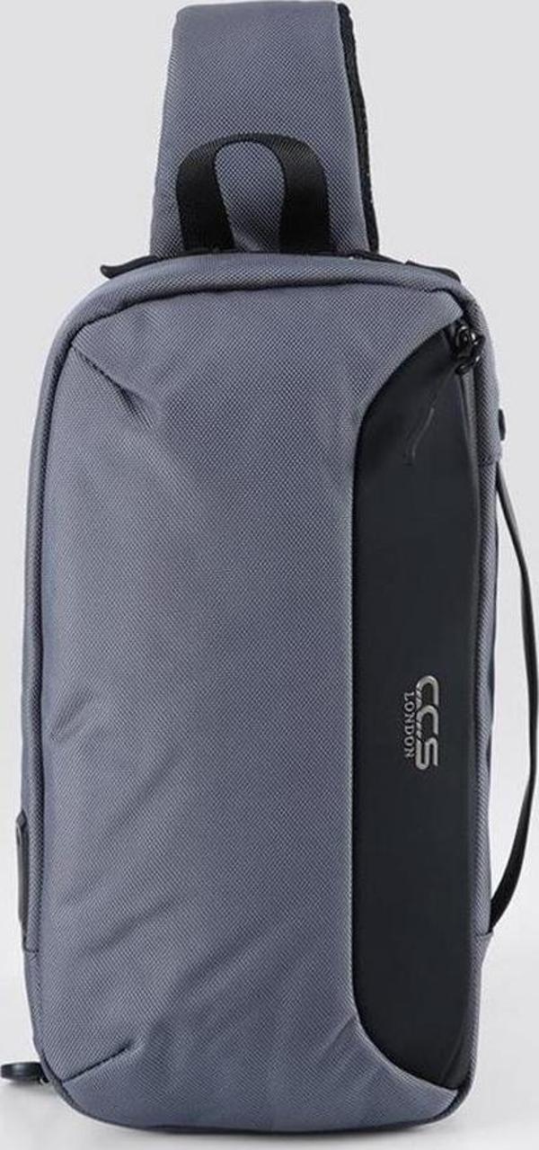Ççs 31407 Tek Omuz Askılı Sırt ve Göğüs Çantası Gri - Image 1