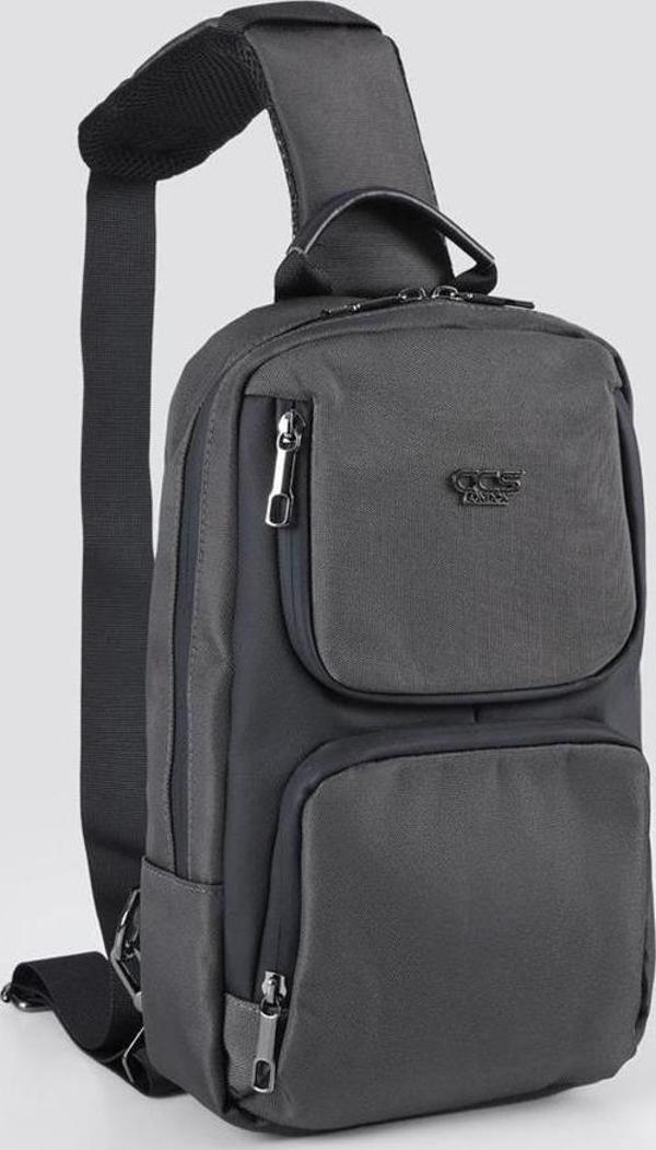 Ççs 51489 Omuz Askılı Bodybag Çapraz Çanta Gri - Image 1