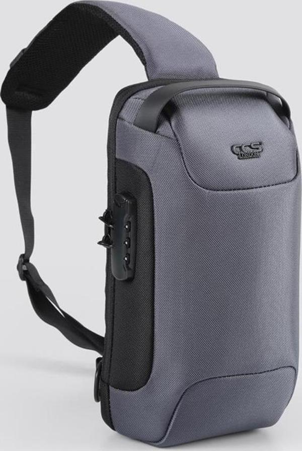 Ççs 51463 Tek Omuz Askılı Sırt ve Göğüs Çantası Gri - Image 1