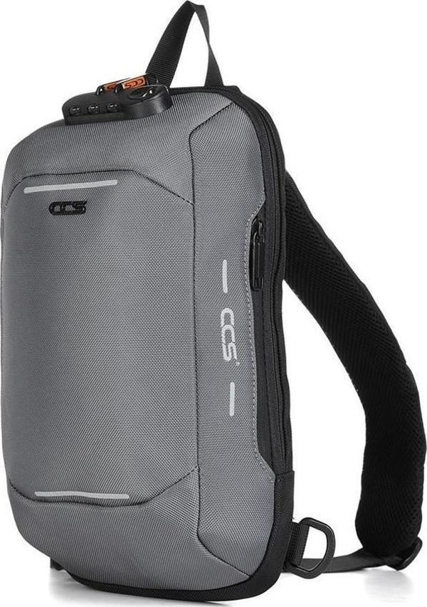 ÇÇS 31301 Omuz Askılı Çapraz Sırt ve Göğüs Çantası Gri - Image 1