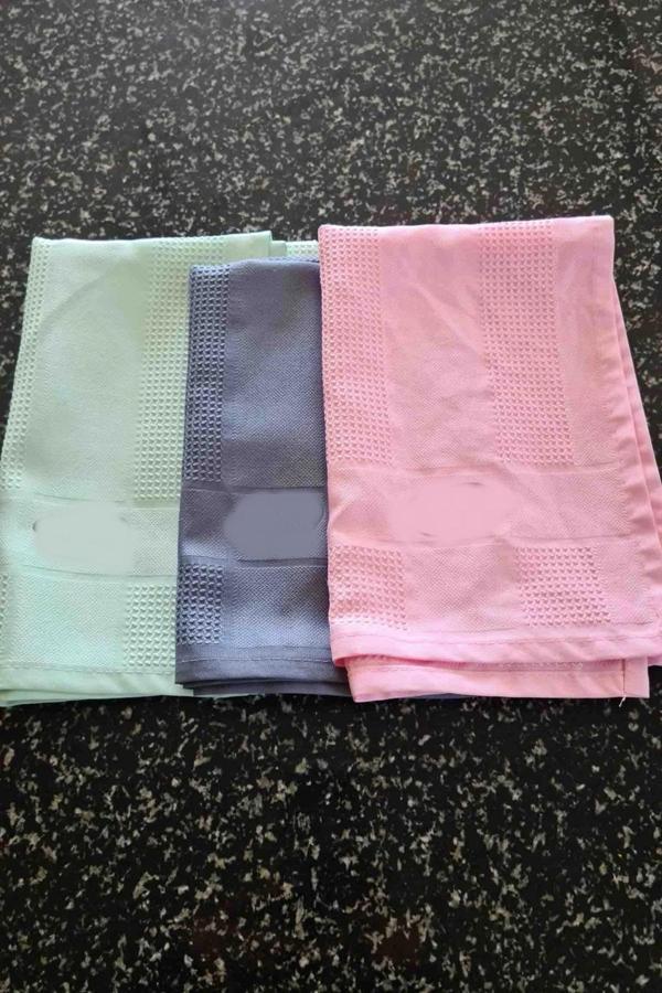 Büro Ev Ofis Yazlık Hijyeni için 3ADET 40x60CM Mikrofiber İzsiz Temizlik Bezi Seti - Image 1