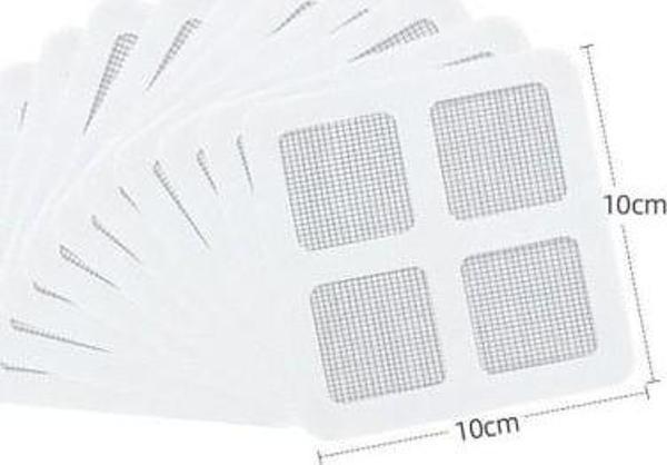 Büro Ev Ofis Yazlık için 40ADET 10x10CM Tül Sineklik Yaması Seti - Image 1