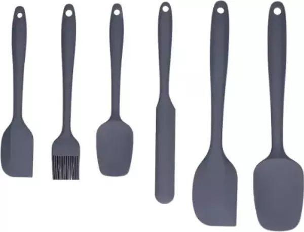 Büro Ev Ofis Mutfağı için Silikon Yapım Spatula Fırça Seti - Image 1