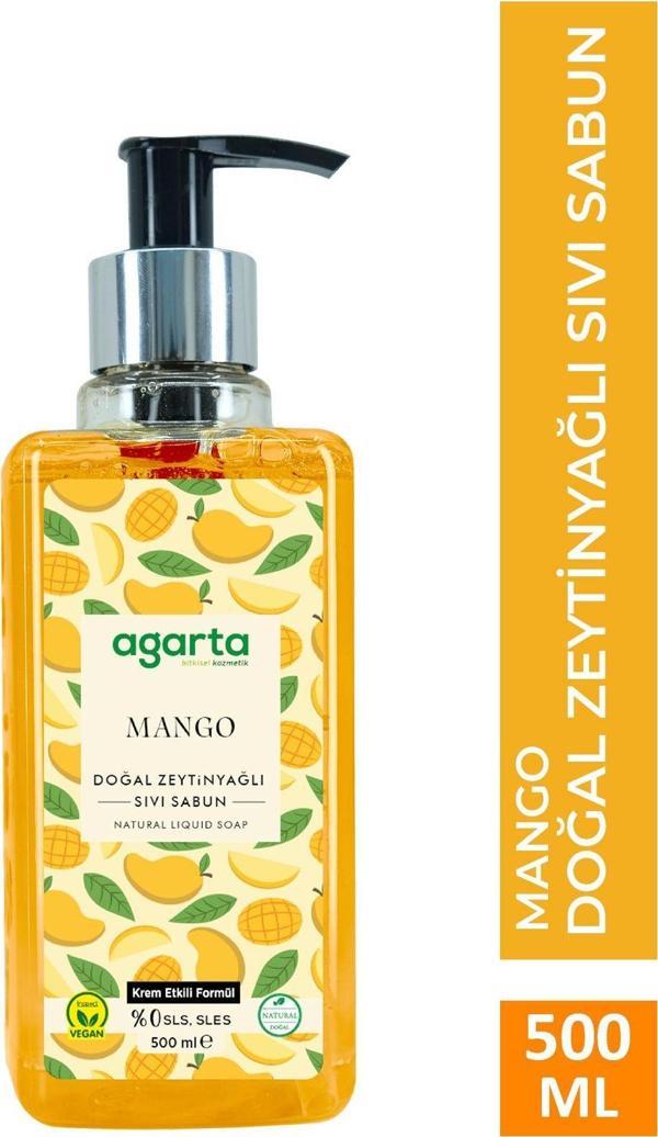 Agarta Doğal 500 Ml Mango Sıvı Sabun - Image 1
