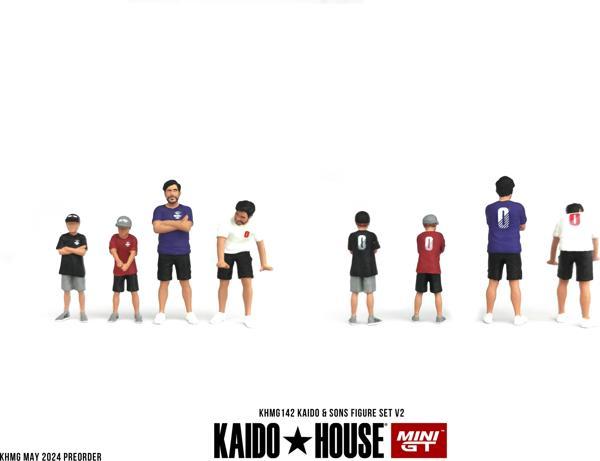 Mini GT x Kaido House //142 1/64 Figurine: Kaido & Sons V2 - Image 1