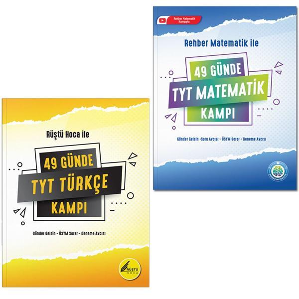 Rehber Matematik 49 Günde TYT Matematik ve Türkçe Kampı 2 li Set - Rehber Matematik - Image 1