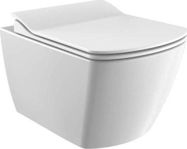 Creavit Elegant Rim-off Asma Klozet + Yavaş Kapanır Kapak - Image 1