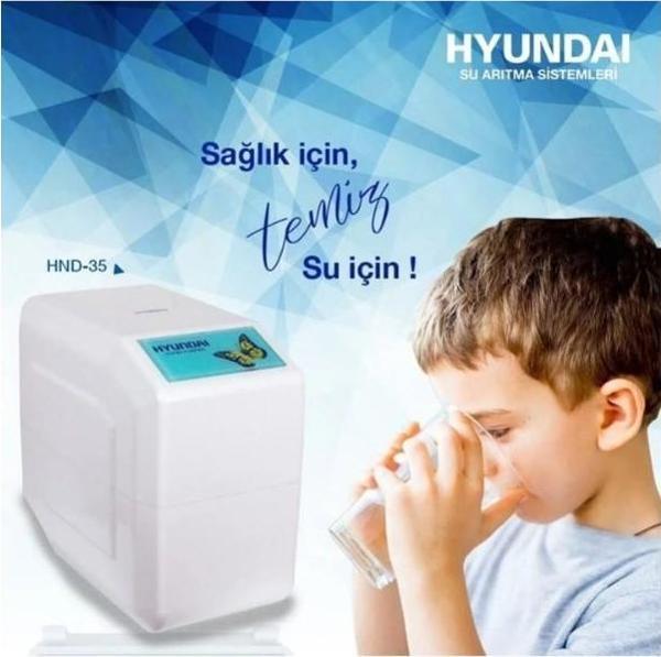 Hyundai Kapalı Kasa Hnd-35 Su Arıtma Cihazı Pompalı Motorlu 5 Aşamalı Tezgah Altı - Image 1