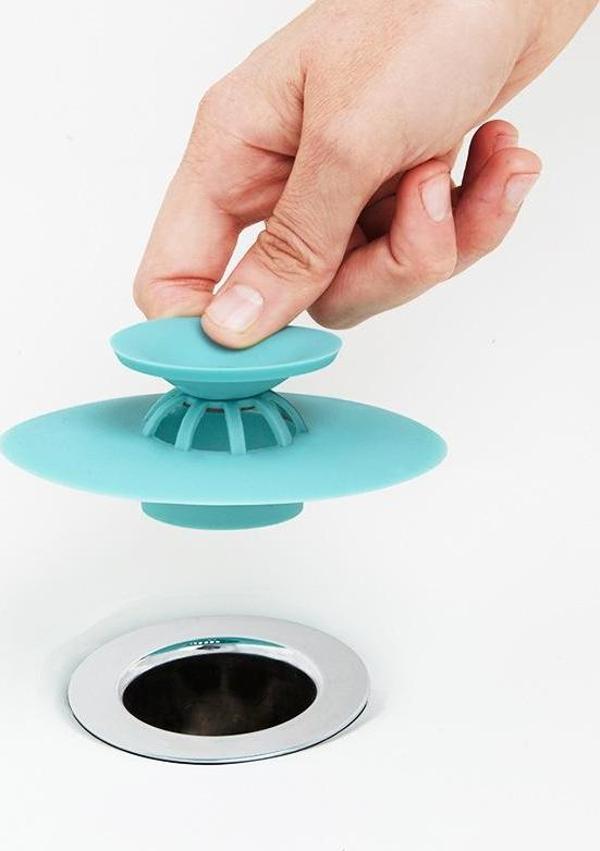 Büro Ev Ofis Yazlık için Vakumlu Mutfak Banyo Lavabo Süzücü Durdurma Tahliye Süzgeci - Image 1
