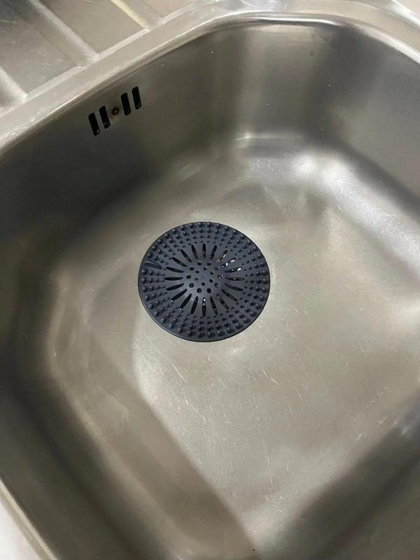 Büro Ev Ofis Yazlık için Silikon Oval Süzücü Mutfak Banyo Lavabo Küvet Gider Süzgeci - Image 1