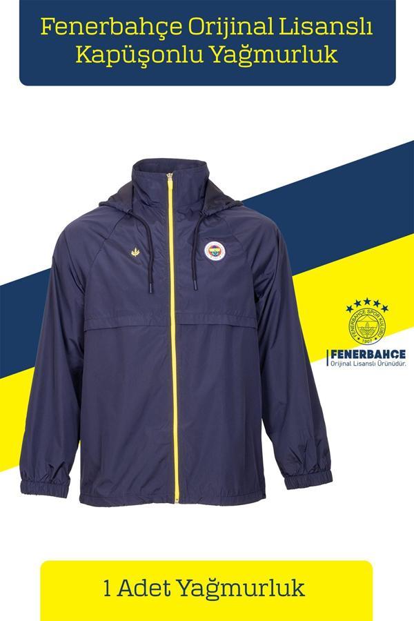 Fenerbahçe Orijinal Lisanslı Yağmurluk Kapüşonlu - Image 1