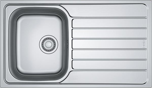 Franke Çelik Eviye Spark SKX 611 Inox Tezgah Üstü Sağ Damlalıklı Paslanmaz Çelik - Image 1