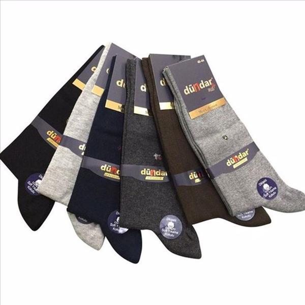 6 Adet Dündar Erkek Plus Likralı Çorap - Image 1