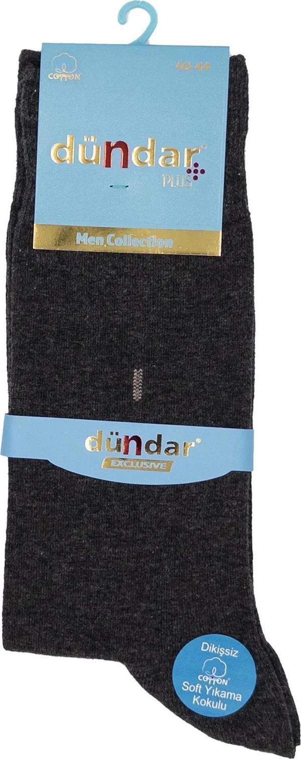 12 Adet Dündar Erkek Plus Likralı Çorap - Image 1