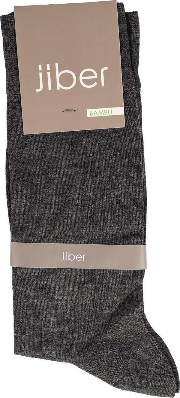 Jiber Erkek Bambu Likralı Uzun  Çorap 5500 - 12 Adet - Image 1