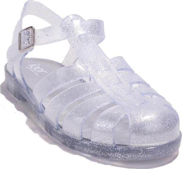 Igor S10262 Bıarrıtz Glitter Beyaz Ortopedik Günlük Kadın Sandalet - Image 1
