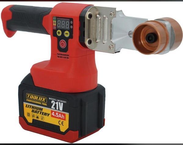 TOOLUX AKÜLÜ PPRC BORU KAYNAK MAKİNASI 21V 4.5AH - Image 1