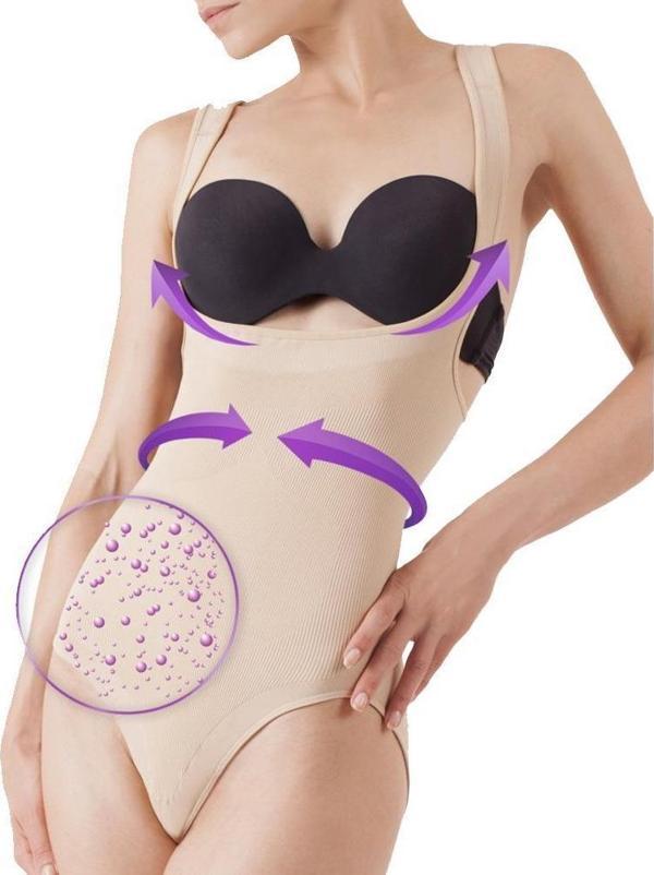 Lytess Corrective Slimming Body Seduction - İnceltici ve Sıkılaştırıcı Korse Ten Rengi L-XL Nude - Image 1