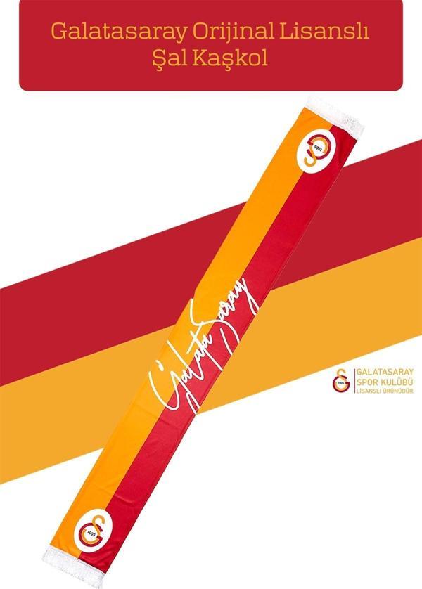Galatasaray Orijinal Lisanslı Şal Kaşkol - Image 1