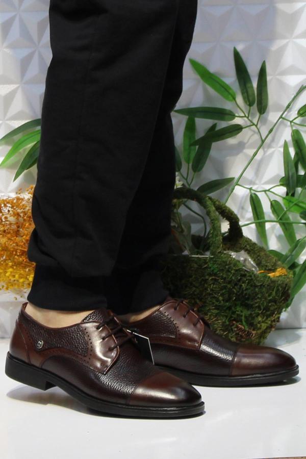 Pierre Cardin 63599 Kahve Orijinal Ürün Kauçuk Taban İç Ve Dış Hakiki Deri Erkek Ayakkabı - Image 1