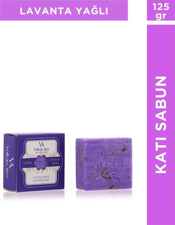 Volkan Ates Natural & Beauty Lavanta Yağlı Doğal Sabun 125 gr - Image 1
